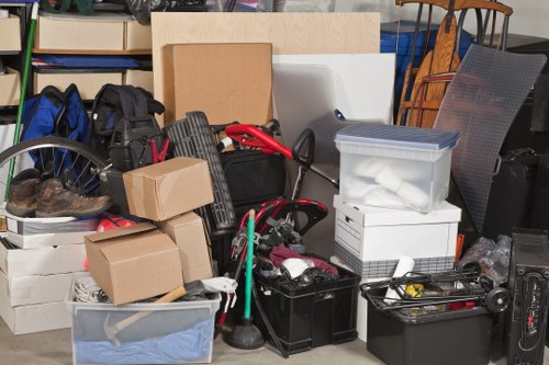 Sorting and decluttering during house clearance in Wembley